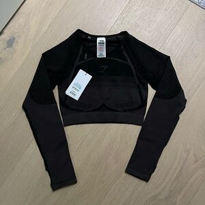 Gymshark geo crop top